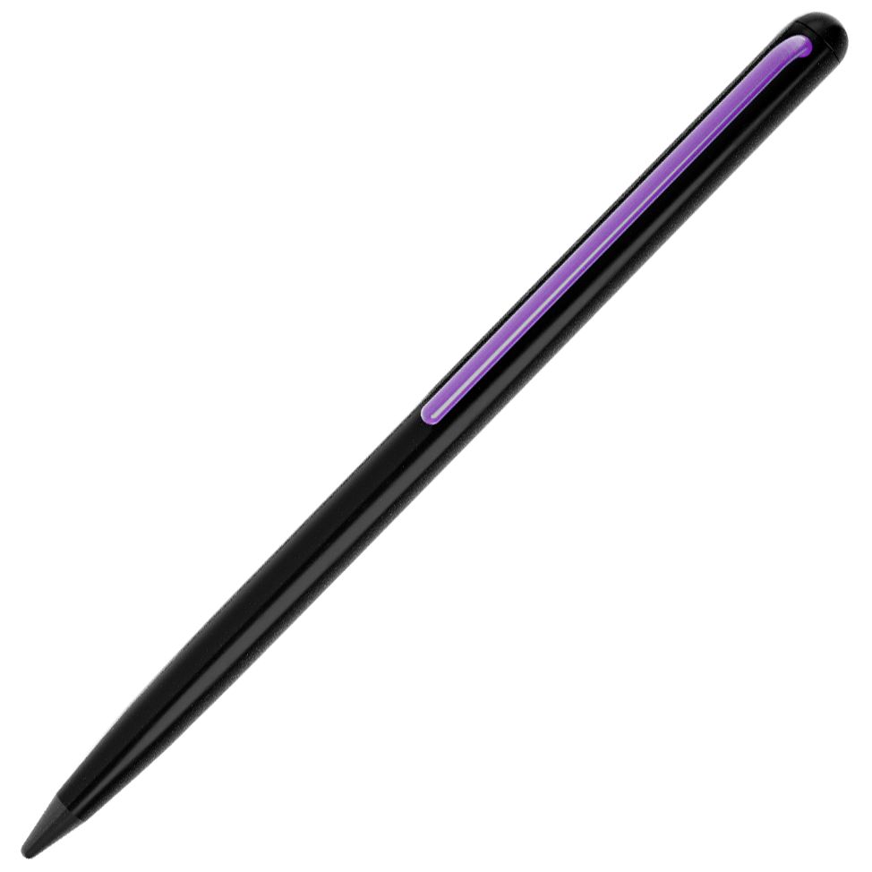 Карандаш GrafeeX в чехле, черный с фиолетовым (Миниатюра WWW (1000))