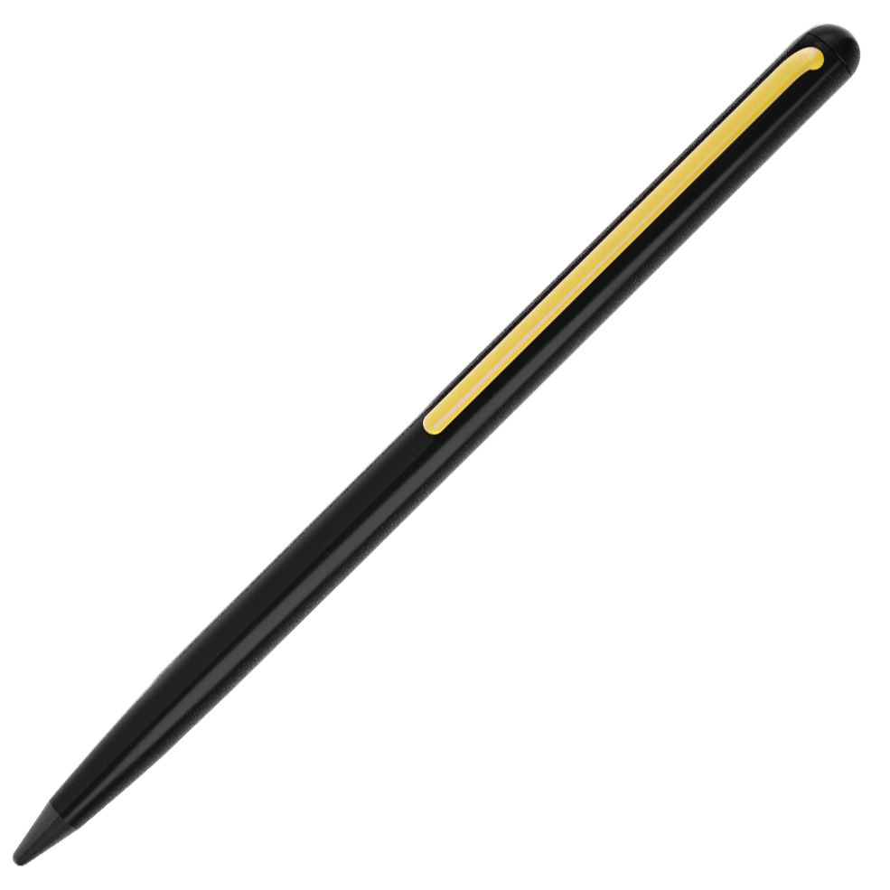 Карандаш GrafeeX в чехле, черный с желтым (Миниатюра WWW (1000))