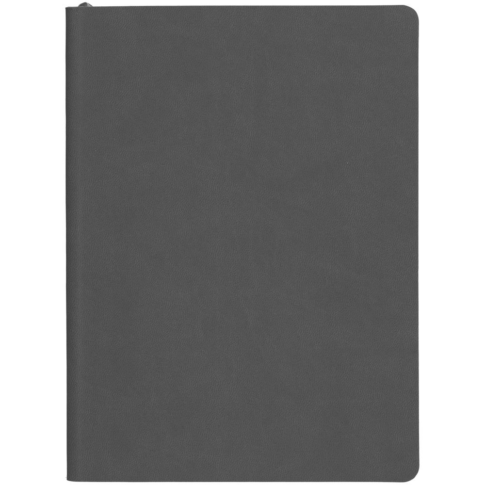 Блокнот Verso в клетку, темно-серый (Миниатюра WWW (1000))