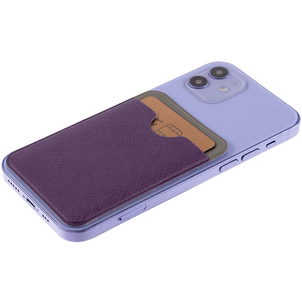 Чехол для карты на телефон Devon, фиолетовый с серым (Миниатюра WWW (1000))
