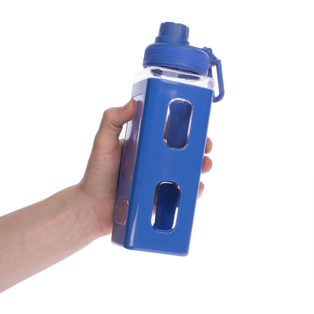 Бутылка для воды Square Fair, синяя (Миниатюра WWW (1000))