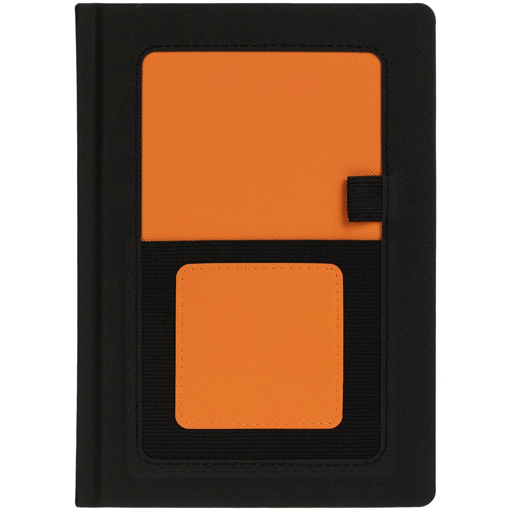 Ежедневник Mobile, недатированный, черно-оранжевый (Миниатюра WWW (1000))