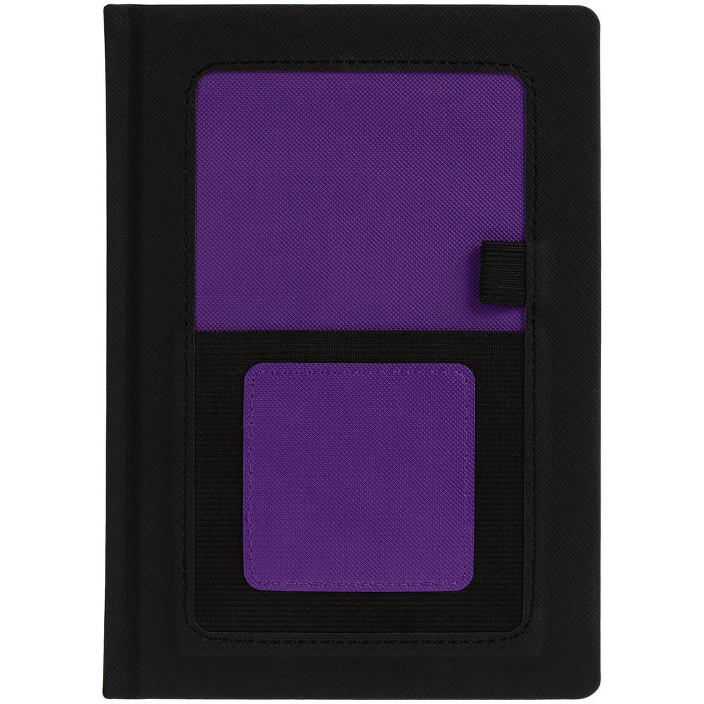 Ежедневник Mobile, недатированный, черно-фиолетовый (Миниатюра WWW (1000))
