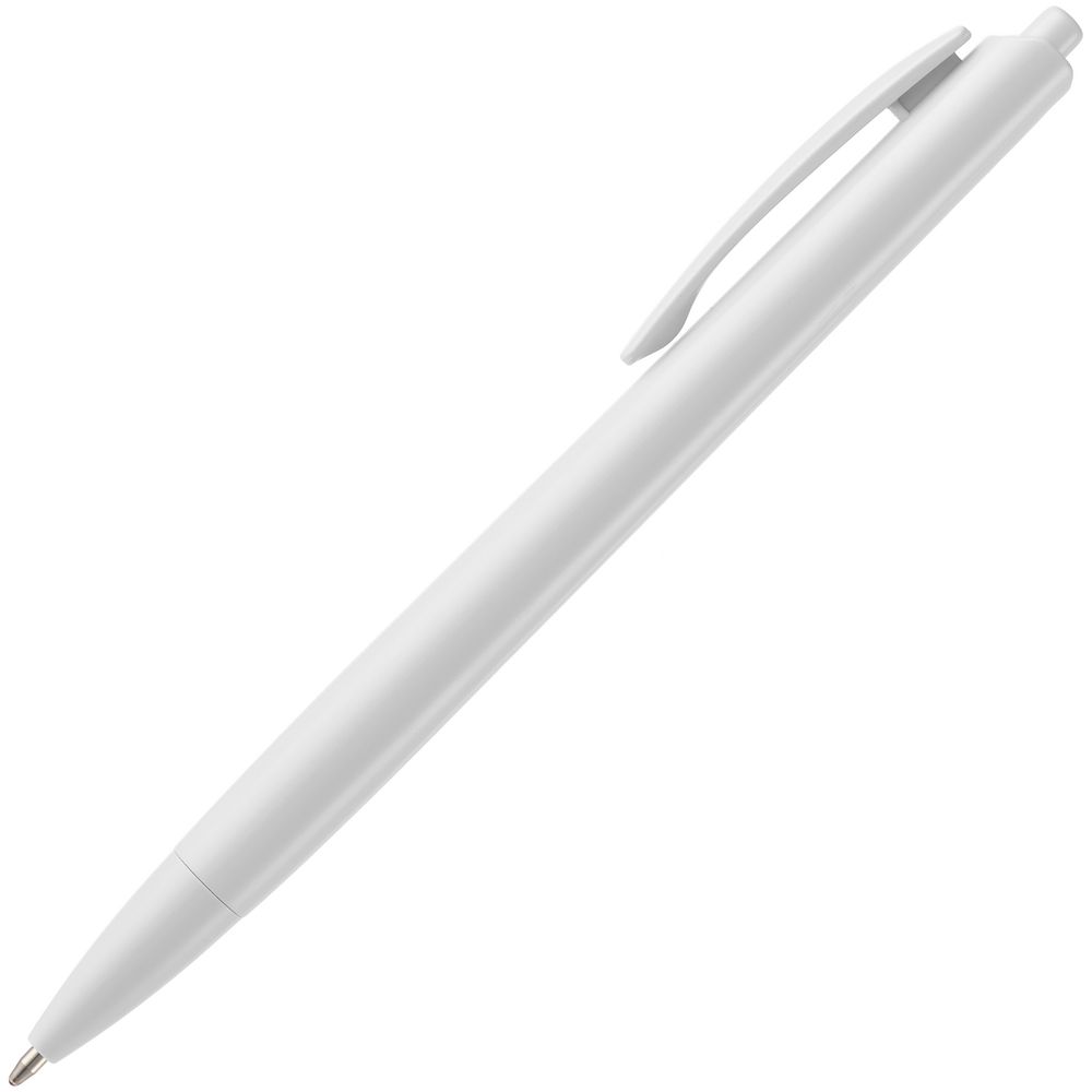 Ручка шариковая Tick, белая (Миниатюра WWW (1000))