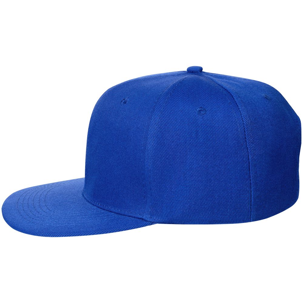 Бейсболка Snapback с прямым козырьком, ярко-синяя (Миниатюра WWW (1000))