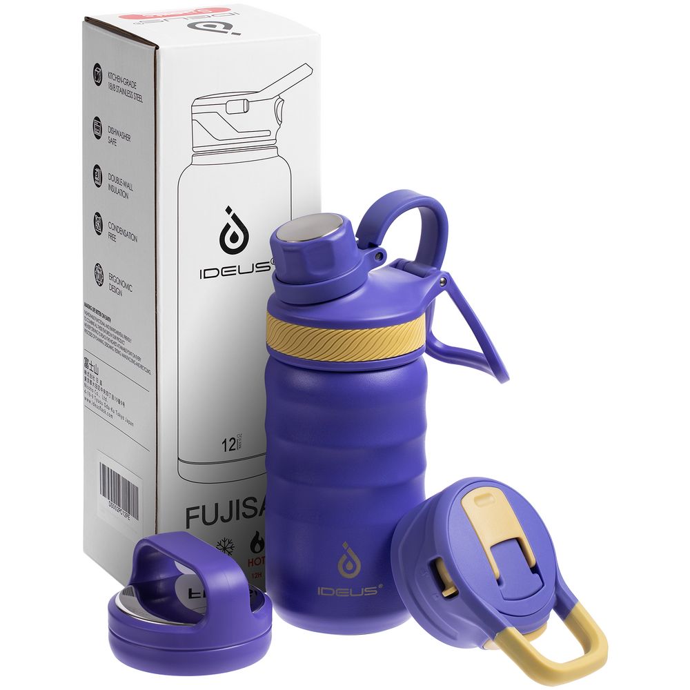 Термобутылка Fujisan, фиолетовая (Миниатюра WWW (1000))