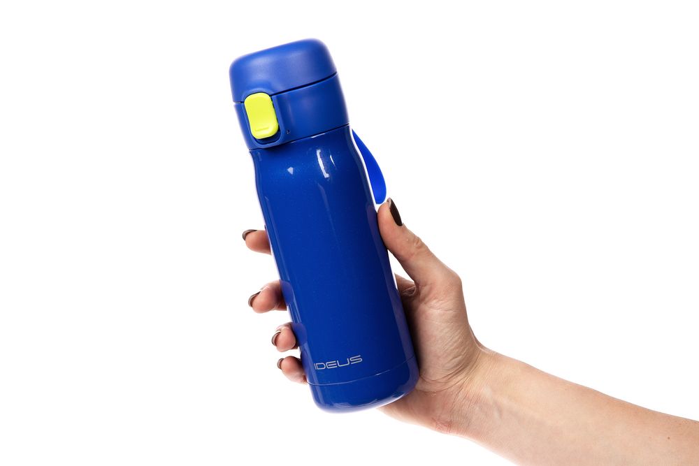 Термобутылка One Touch, синяя (Миниатюра WWW (1000))