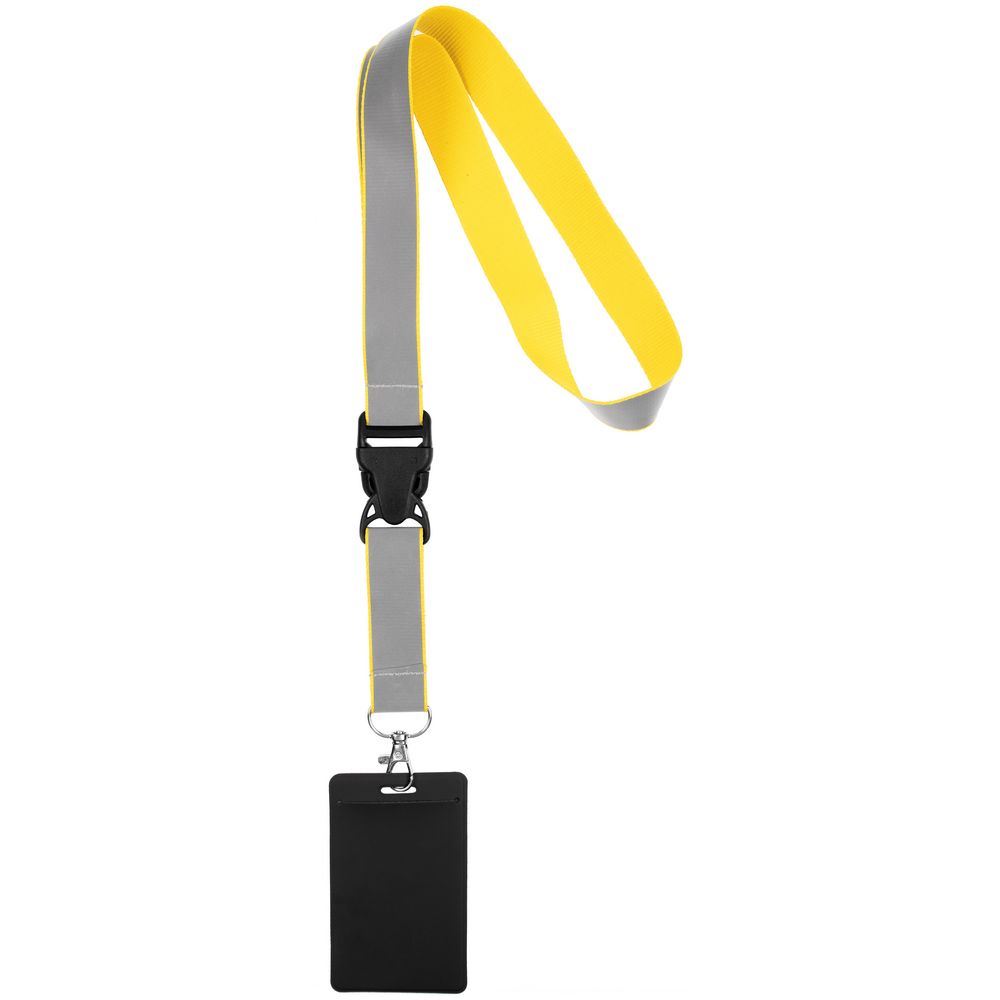 Лента светоотражающая Interlevel, желтая с серым (Миниатюра WWW (1000))