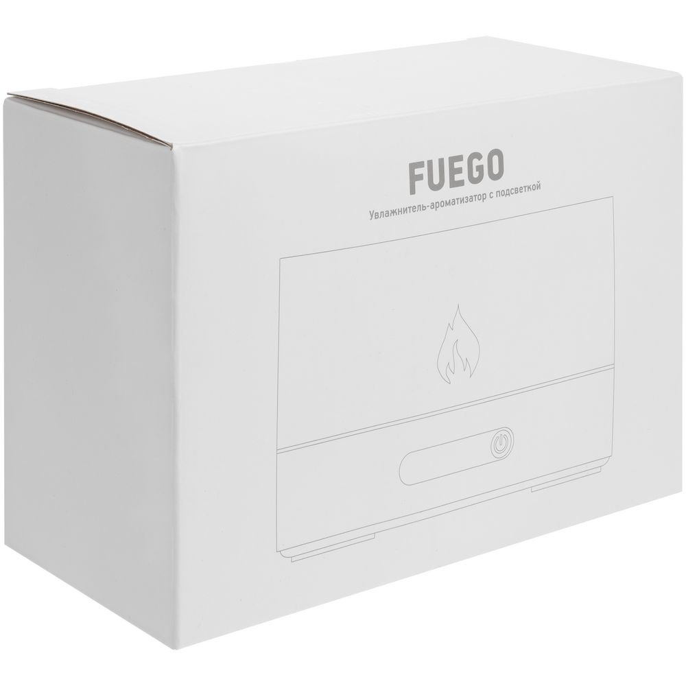 Увлажнитель-ароматизатор с имитацией пламени Fuego, белый (Миниатюра WWW (1000))