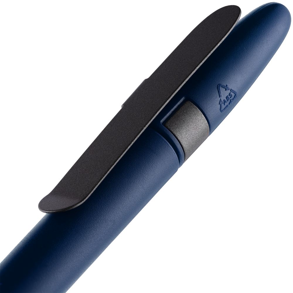 Ручка шариковая Prodir DS5 TSM Metal Clip, синяя с серым (Миниатюра WWW (1000))