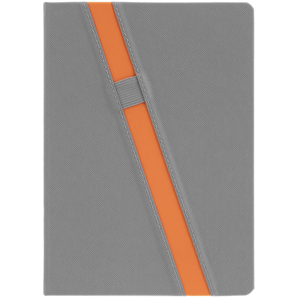 Ежедневник Rubikon, недатированный серо-оранжевый (Миниатюра WWW (1000))
