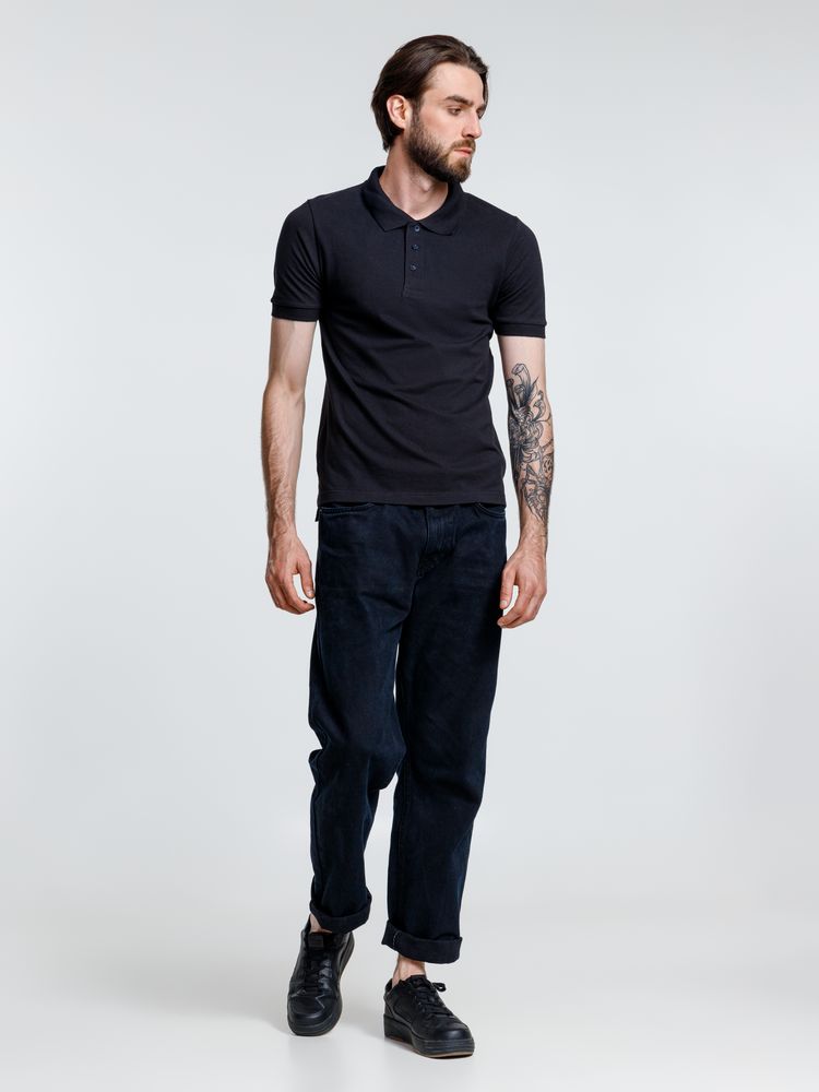 Рубашка поло мужская Adam, темно-синяя (Миниатюра WWW (1000))