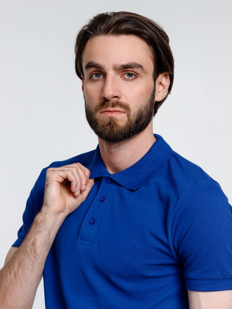 Рубашка поло мужская Adam, ярко-синяя (Миниатюра WWW (1000))