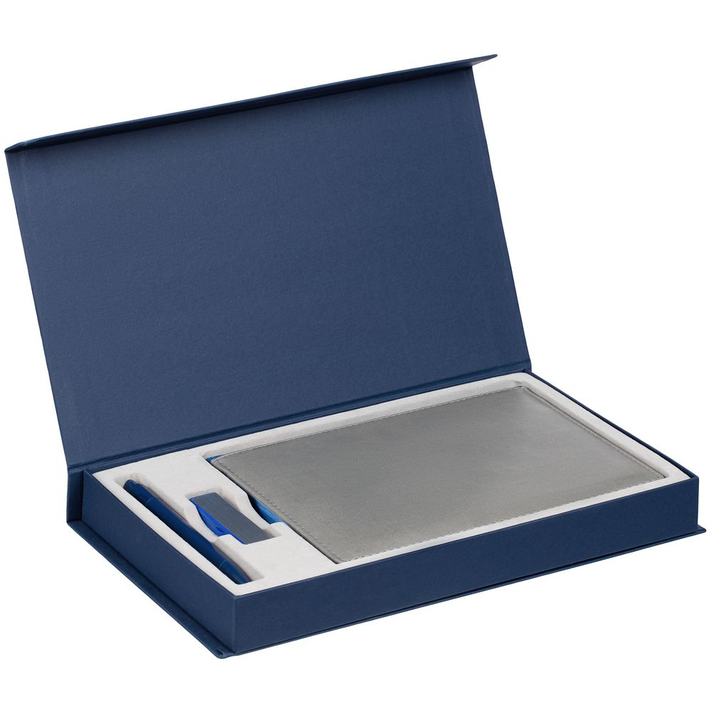 Коробка Horizon Magnet под ежедневник, флешку и ручку, темно-синяя (Миниатюра WWW (1000))