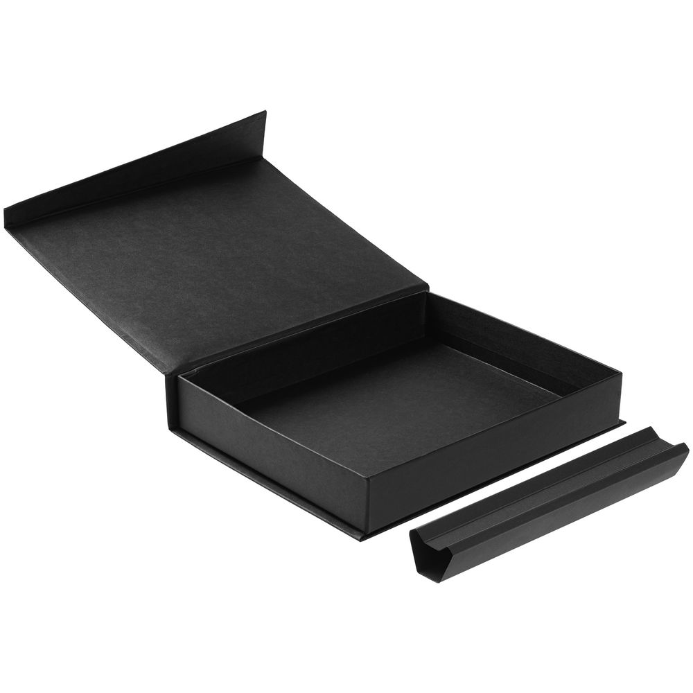 Коробка Duo под ежедневник и ручку, черная (Миниатюра WWW (1000))