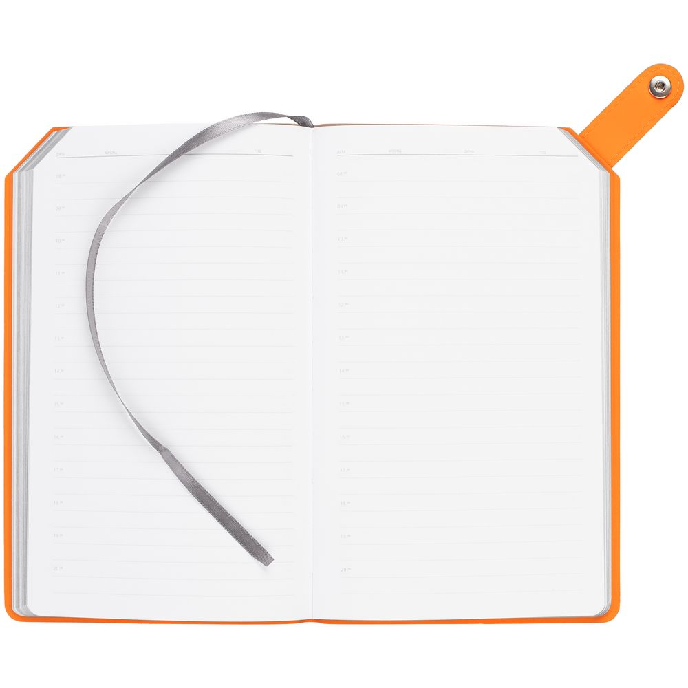 Ежедневник Corner, недатированный, серый с оранжевым (Миниатюра WWW (1000))