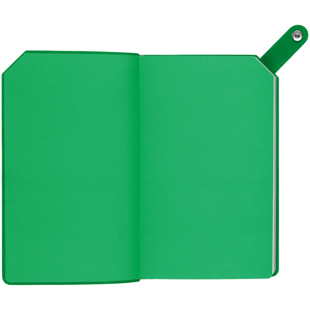 Ежедневник Corner, недатированный, серый с зеленым (Миниатюра WWW (1000))