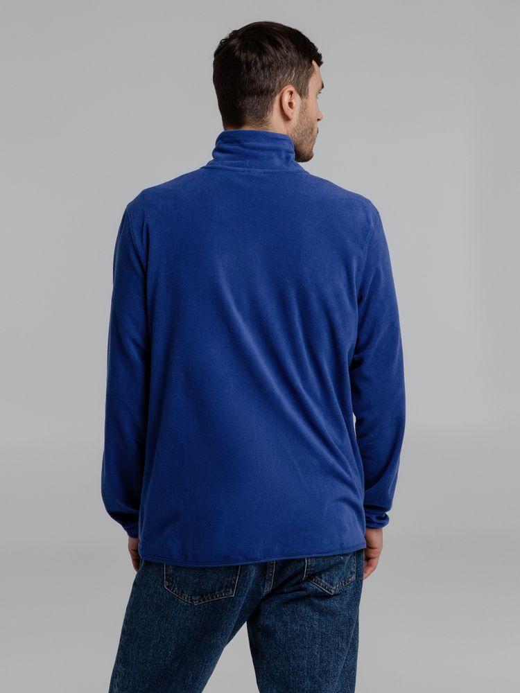 Куртка флисовая мужская Twohand, синяя (Миниатюра WWW (1000))