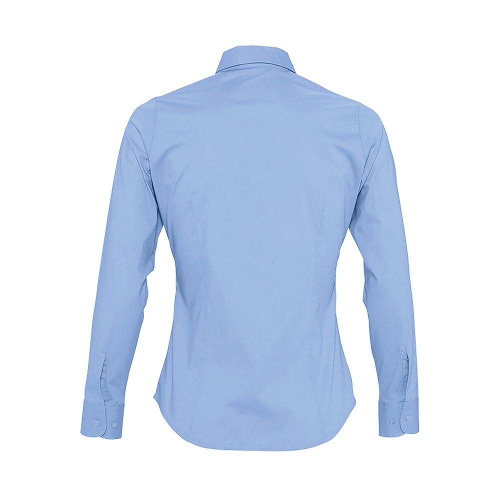 Рубашка женская с длинным рукавом Eden 140 голубая (Миниатюра WWW (1000))