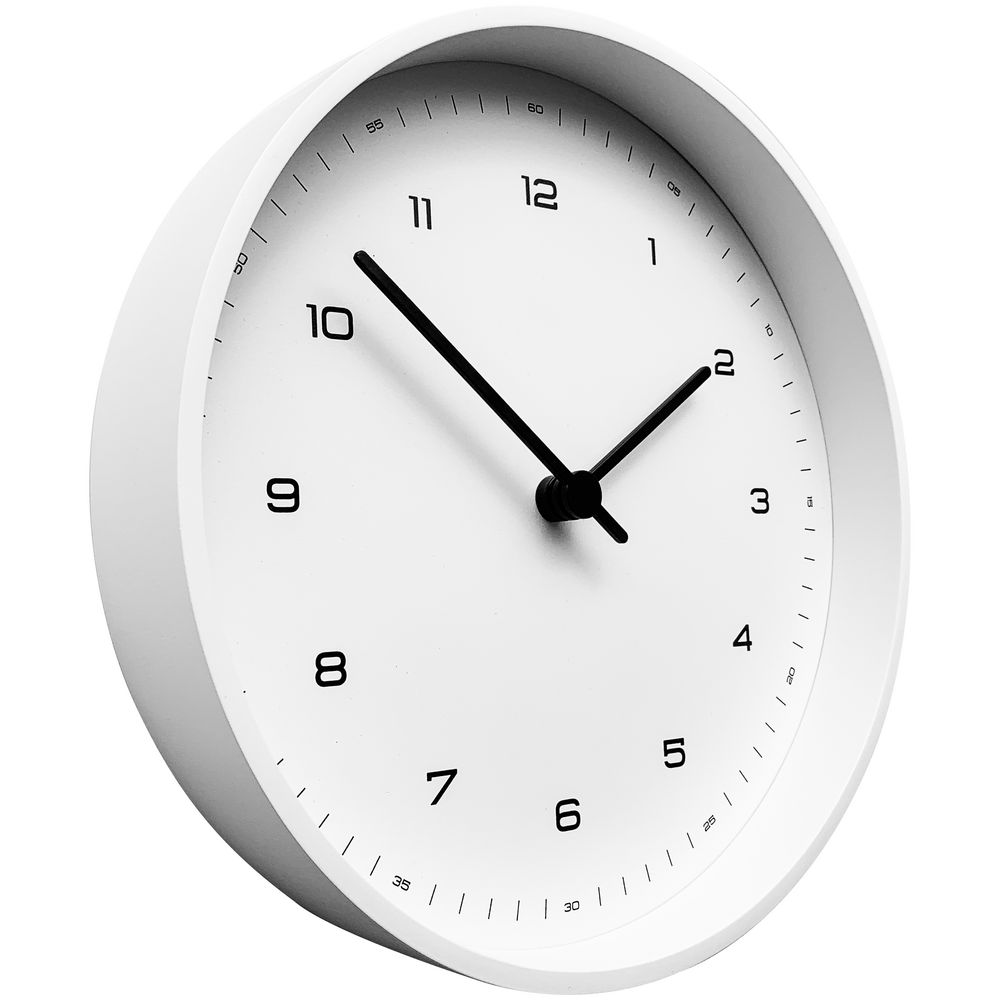 Часы настенные White, белые (Миниатюра WWW (1000))