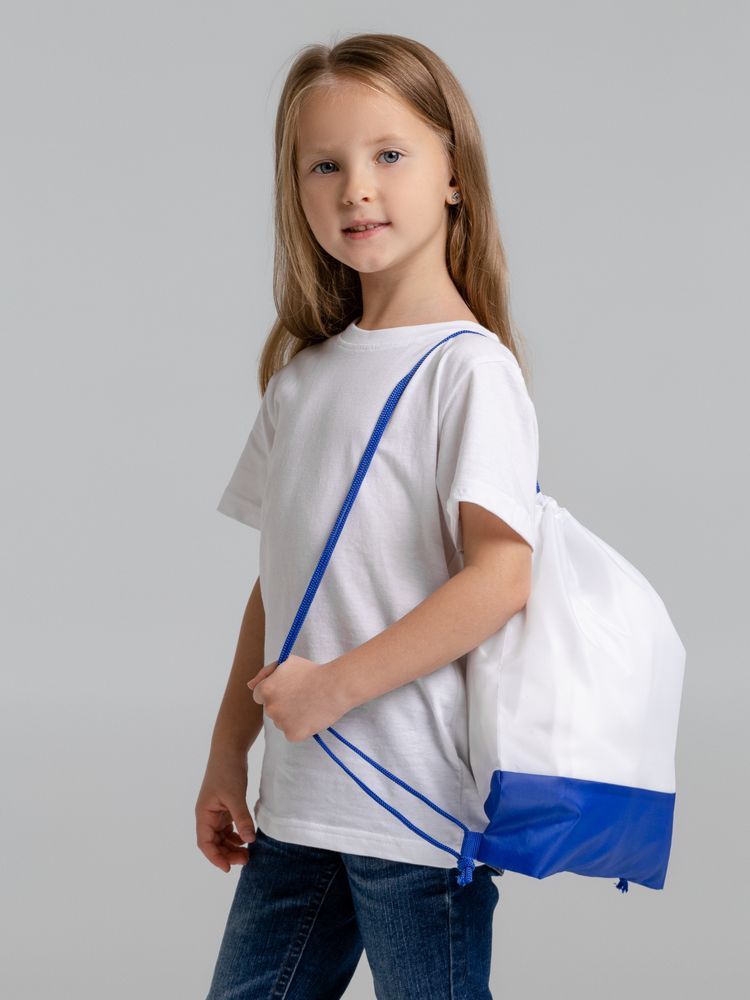 Рюкзак детский Classna, белый с синим (Миниатюра WWW (1000))