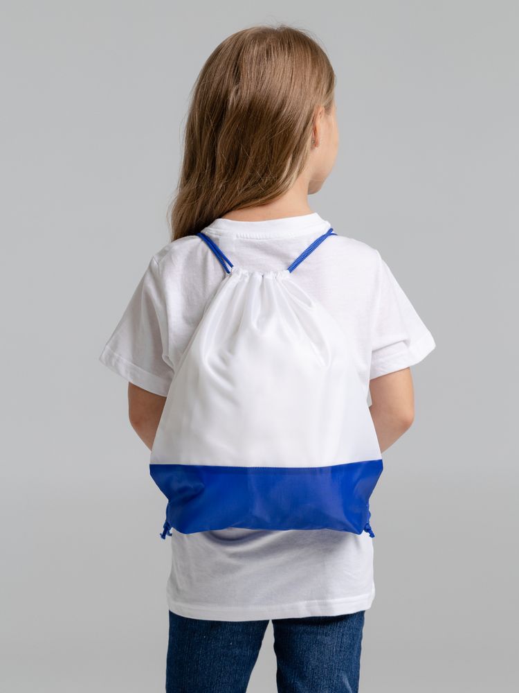 Рюкзак детский Classna, белый с синим (Миниатюра WWW (1000))