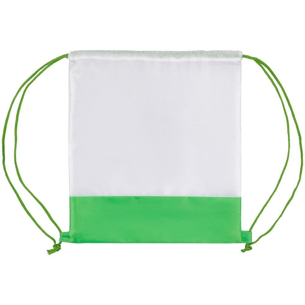 Рюкзак детский Classna, белый с зеленым (Миниатюра WWW (1000))