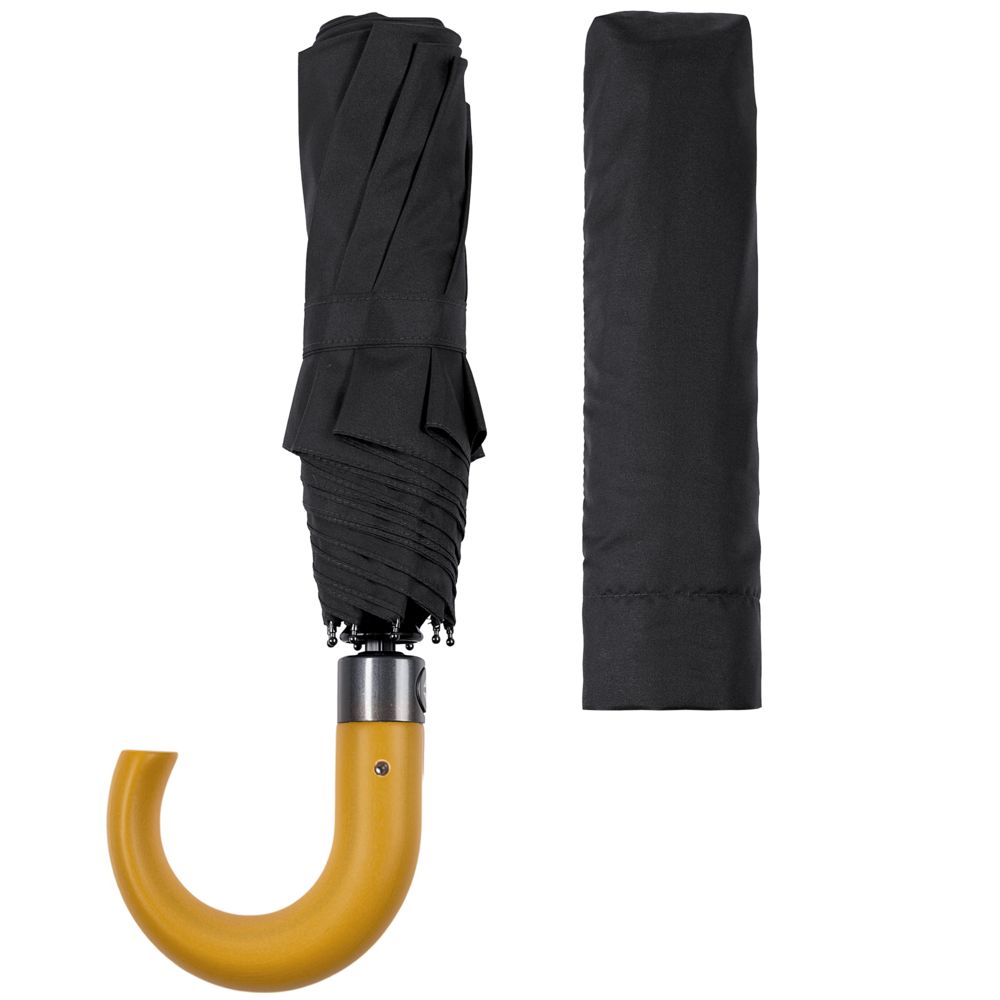 Зонт складной Classic, черный (Миниатюра WWW (1000))