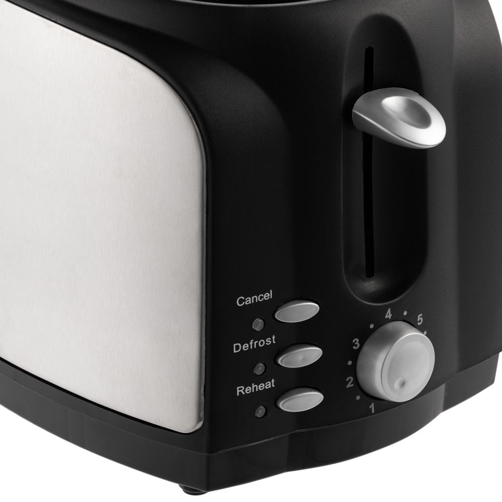 Электрический тостер Postre, серебристо-черный (Миниатюра WWW (1000))