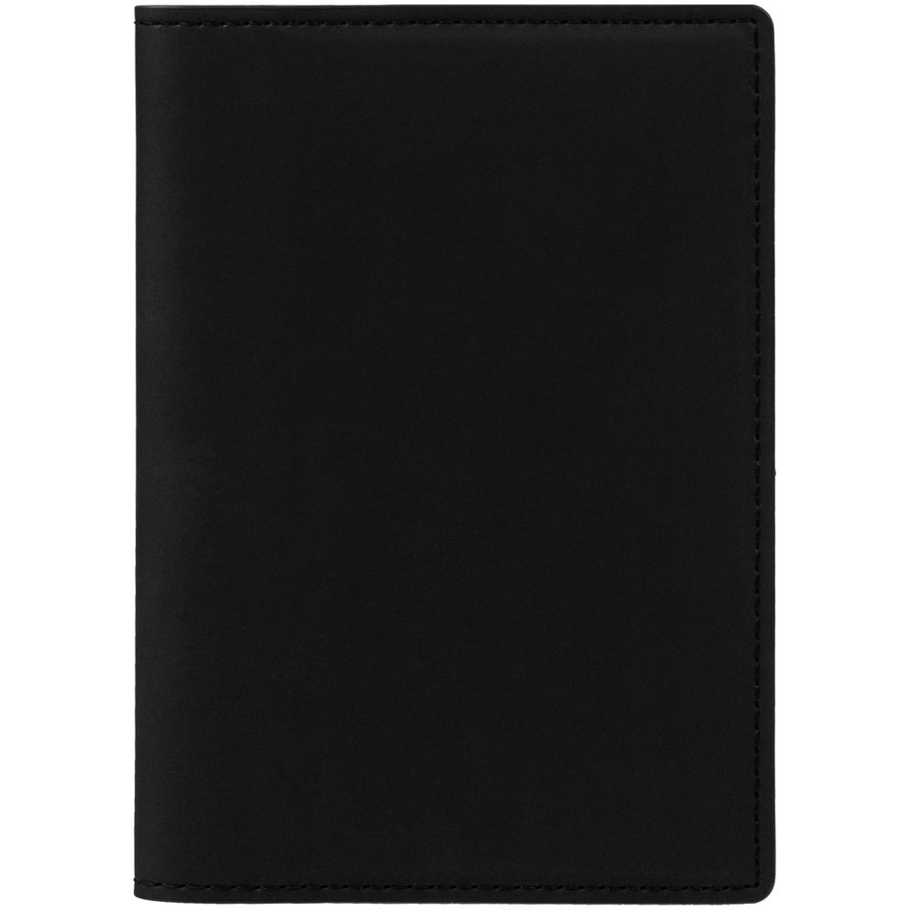 Обложка для паспорта Multimo, черная с синим (Миниатюра WWW (1000))
