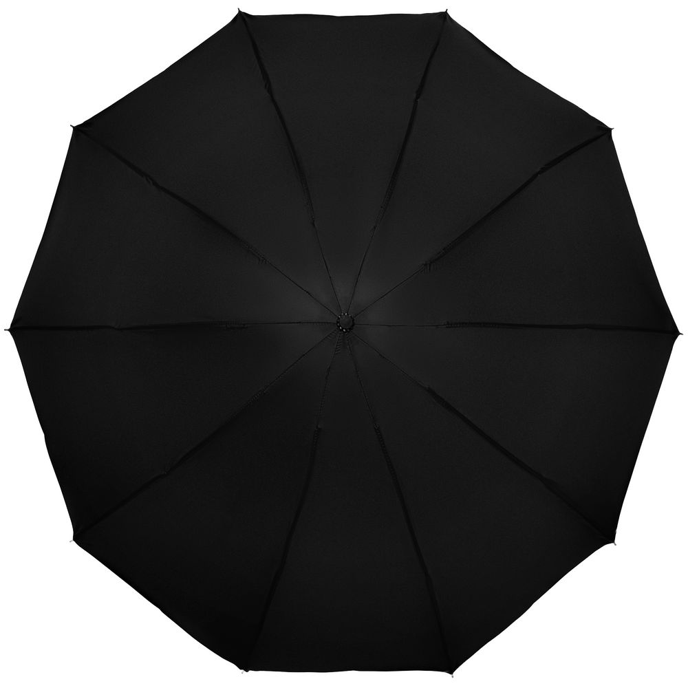 Зонт наоборот складной Stardome, черный (Миниатюра WWW (1000))