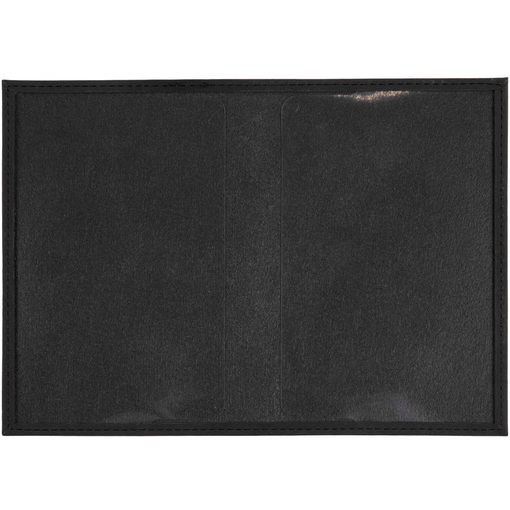 Обложка для паспорта Nubuk, черная (Миниатюра WWW (1000))