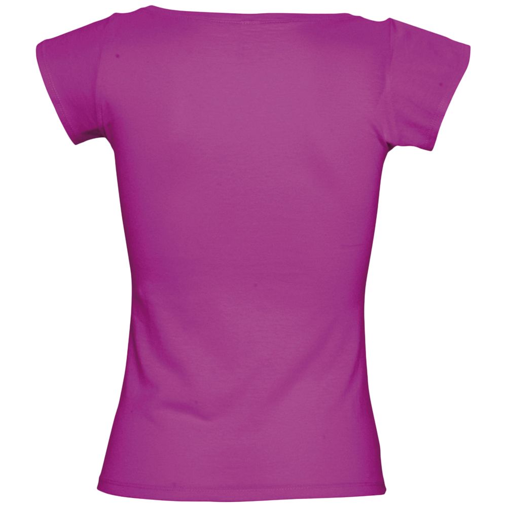 Футболка женская Melrose 150 с глубоким вырезом, ярко-розовая (фуксия) (Миниатюра WWW (1000))