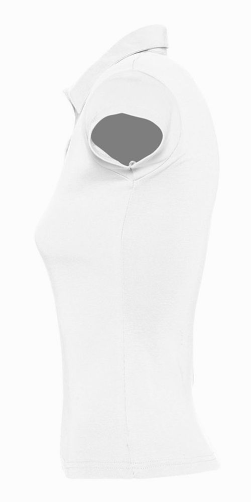 Рубашка поло женская без пуговиц Pretty 220, белая (Миниатюра WWW (1000))