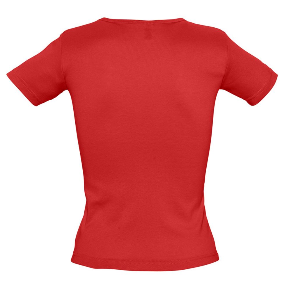 Футболка женская Lady 220 с V-образным вырезом, красная (Миниатюра WWW (1000))