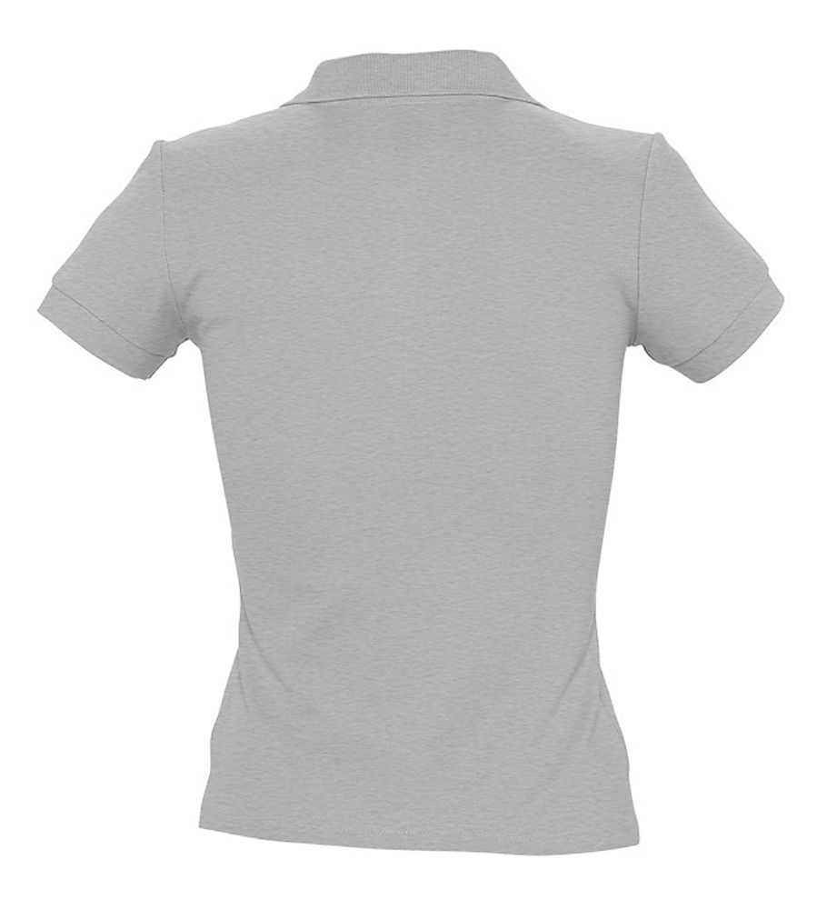 Рубашка поло женская People 210, серый меланж (Миниатюра WWW (1000))