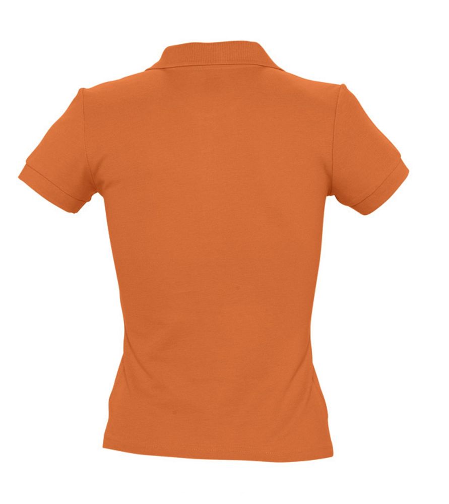 Рубашка поло женская People 210, оранжевая (Миниатюра WWW (1000))