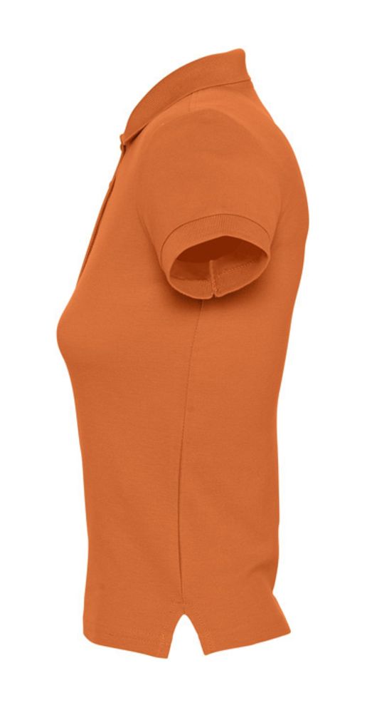 Рубашка поло женская People 210, оранжевая (Миниатюра WWW (1000))