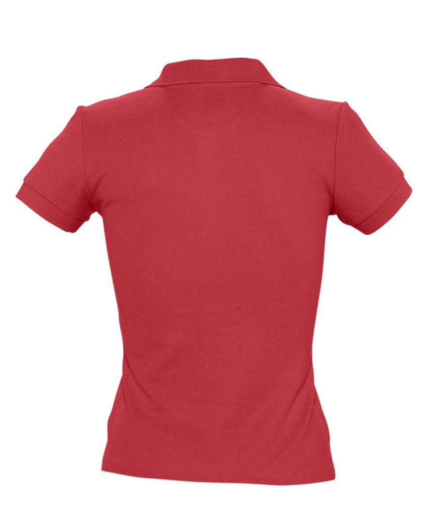 Рубашка поло женская People 210, красная (Миниатюра WWW (1000))