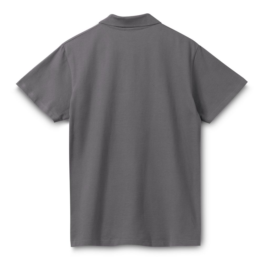 Рубашка поло мужская Spring 210, темно-серая (Миниатюра WWW (1000))