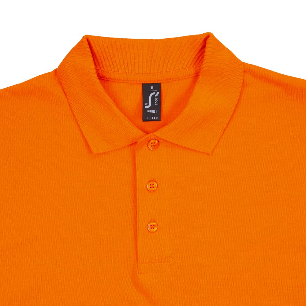 Рубашка поло мужская Spring 210, оранжевая (Миниатюра WWW (1000))