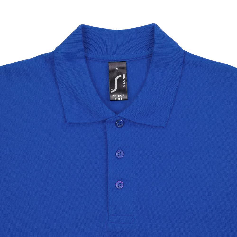 Рубашка поло мужская Spring 210, ярко-синяя (royal) (Миниатюра WWW (1000))