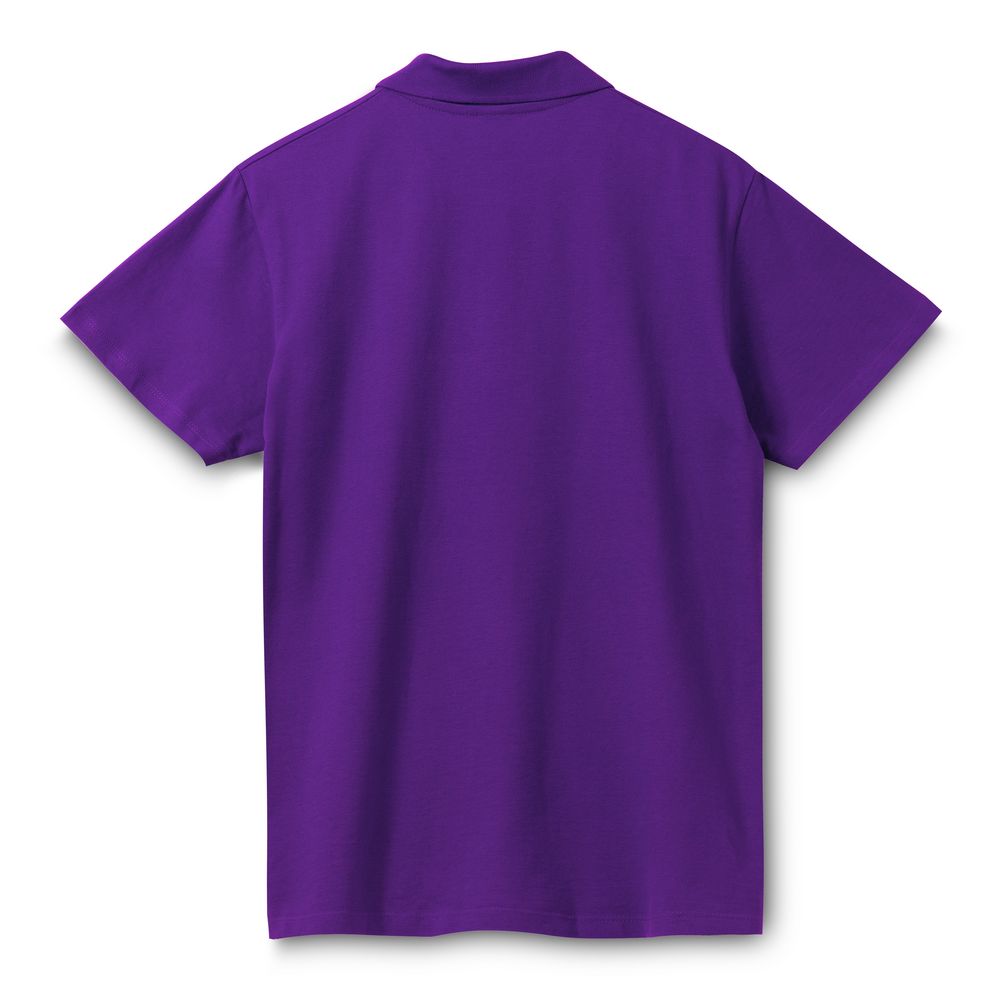 Рубашка поло мужская Spring 210, темно-фиолетовая (Миниатюра WWW (1000))