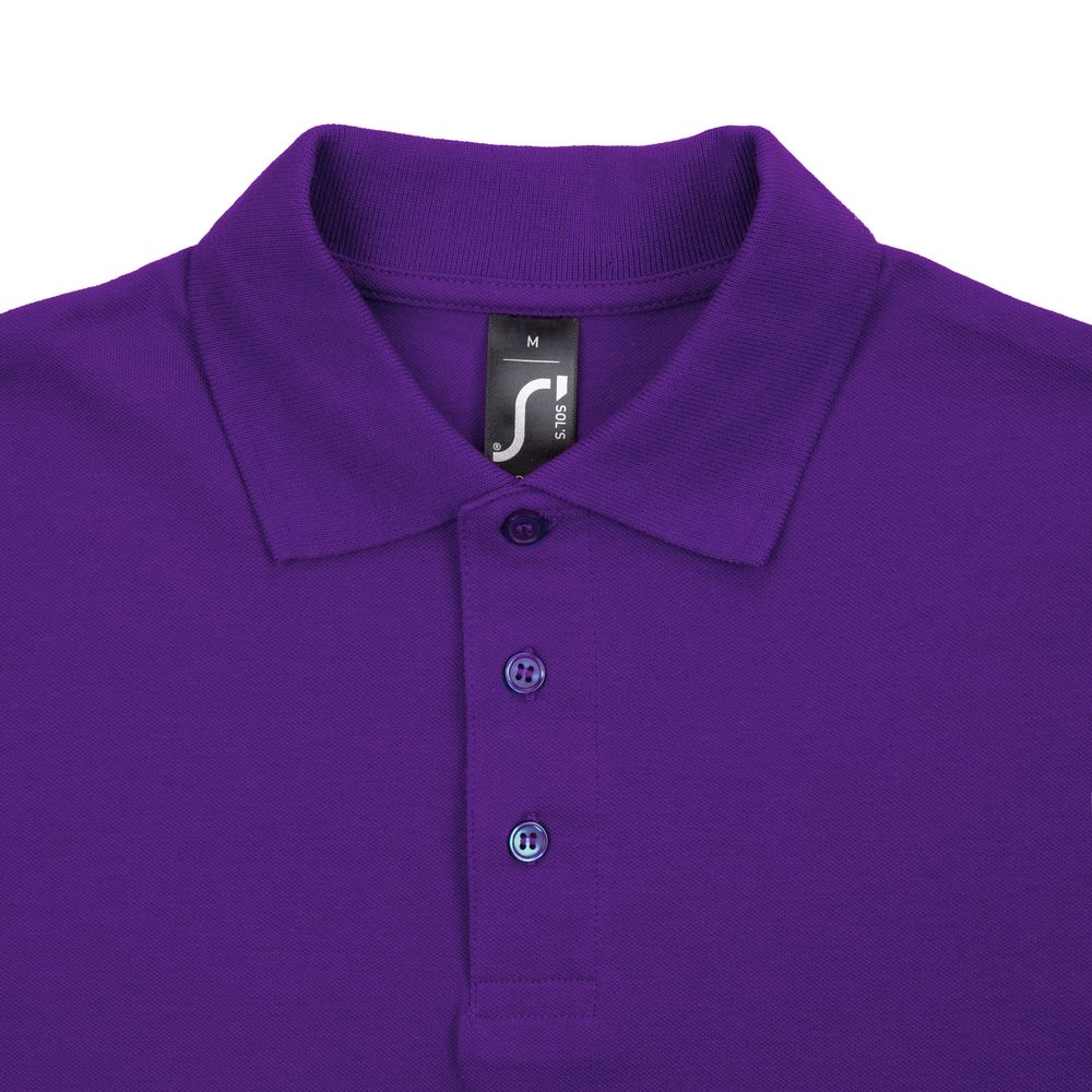 Рубашка поло мужская Spring 210, темно-фиолетовая (Миниатюра WWW (1000))