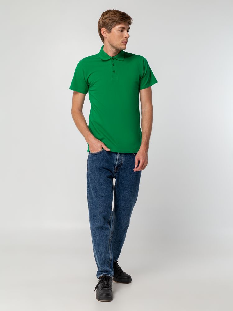 Рубашка поло мужская Spring 210, ярко-зеленая (Миниатюра WWW (1000))