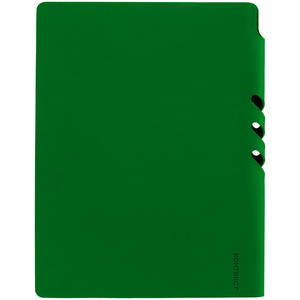 Ежедневник Flexpen Shall, недатированный, зеленый (Миниатюра WWW (1000))