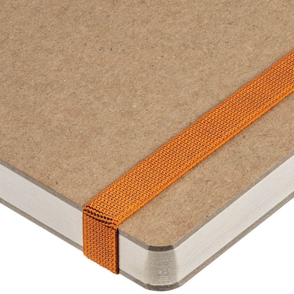 Ежедневник Eco Write Mini, недатированный, с оранжевой резинкой (Миниатюра WWW (1000))