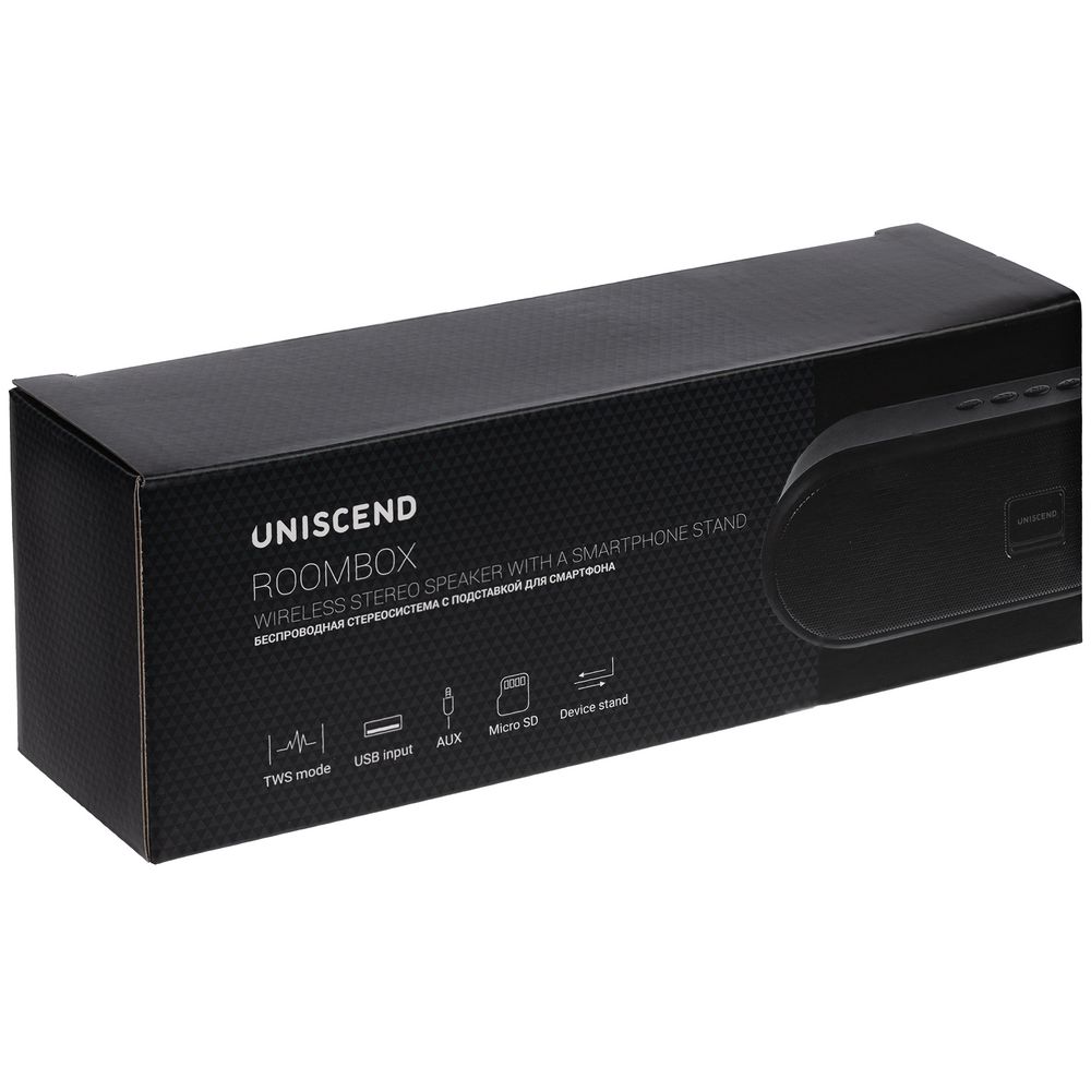 Беспроводная стереоколонка Uniscend Roombox, светло-серая (Миниатюра WWW (1000))