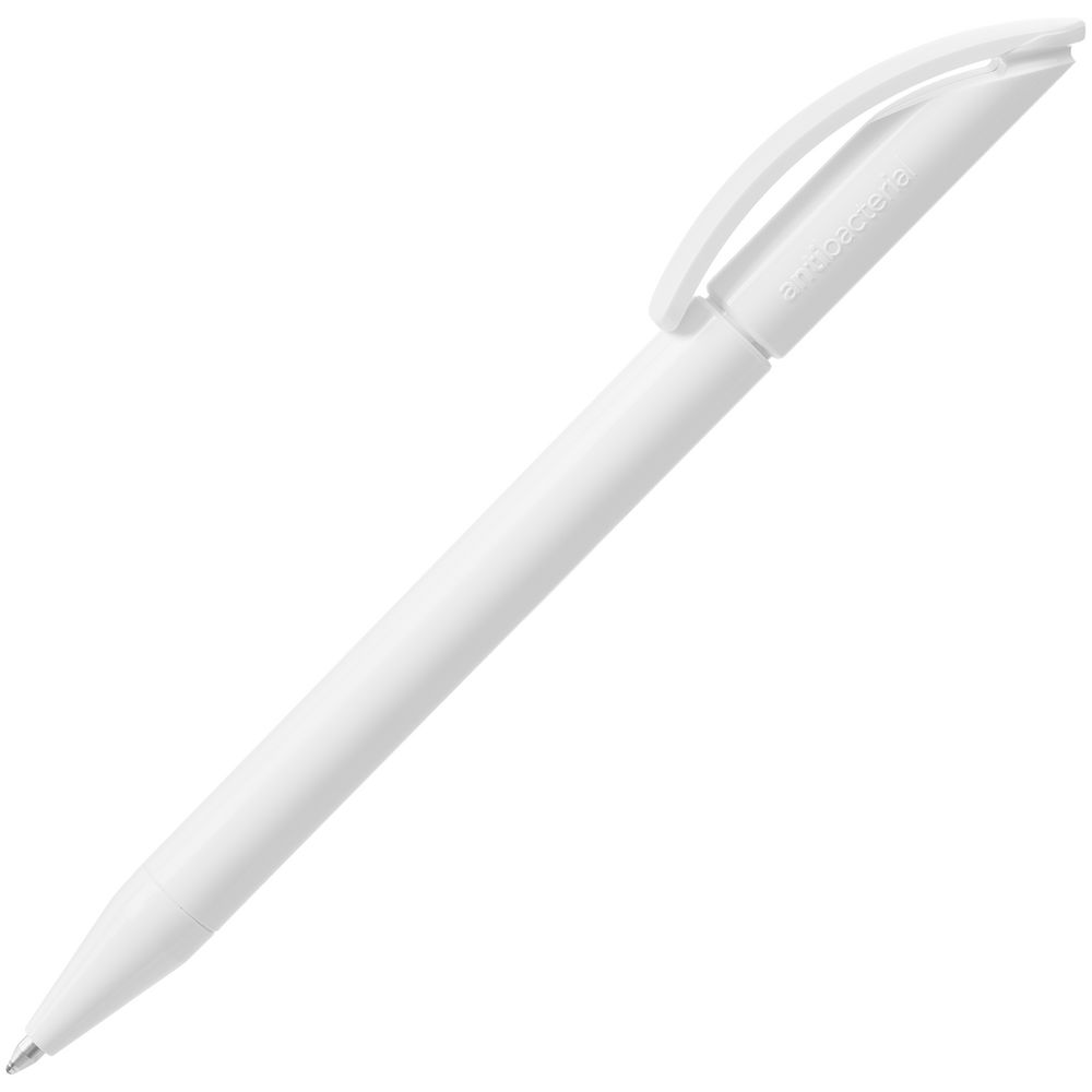 Ручка шариковая Prodir DS3 TPP Antibacterial, белая (Миниатюра WWW (1000))