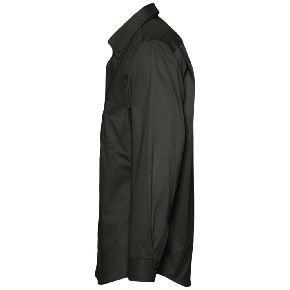Рубашка мужская с длинным рукавом Bel Air, черная (Миниатюра WWW (1000))